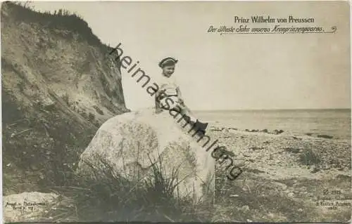 Preussen - Prinz Wilhelm von Preussen - Phot. G. Berger 1910 Potsdam - Verlag Photochemie Berlin