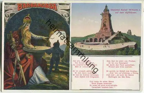 Kaiser Wilhelm-Denkmal auf dem Kyffhäuser - Barbarossa