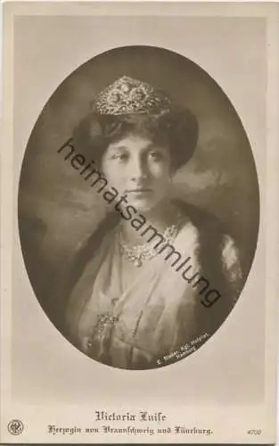 Victoria Luise - Herzogin Ernst August von Braunschweig - Verlag NPG - Phot. E. Bieber Hamburg