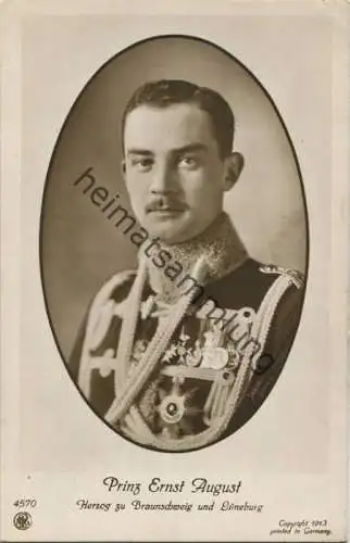 Prinz Ernst August Herzog zu Braunschweig und Lüneburg - Verlag NPG 1913