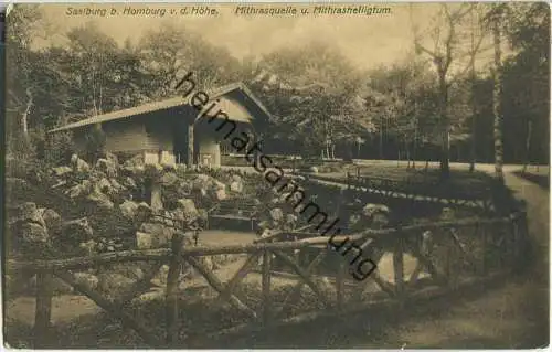 61273 Saalburg bei Homburg v. der Höhe - Mithrasquelle und Mithrasheiligtum - Verlag Metz & Lautz Darmstadt