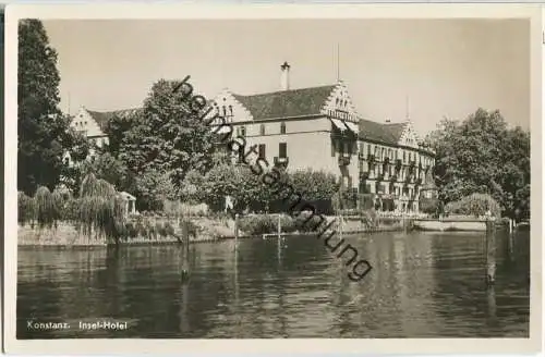 Konstanz - Insel-Hotel - Verlag Franz Walter Überlingen 30er Jahre