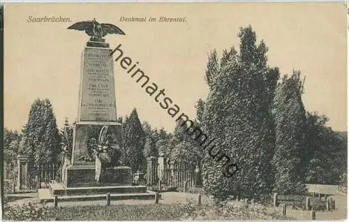 Saarbrücken - Denkmal im Ehrental