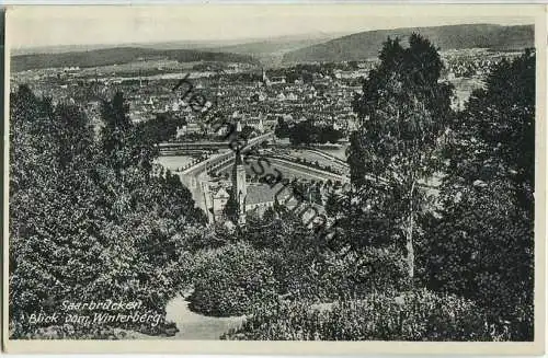 Saarbrücken - Blick vom Winterberg - Verlag Th. Klein Saarbrücken