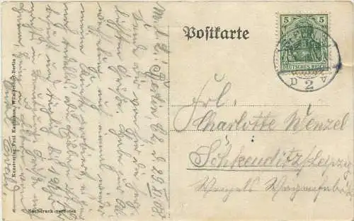 Berlin-Schöneberg - Berliner Eispalast - Verlag Paul Kaufmann Berlin gel. 1908