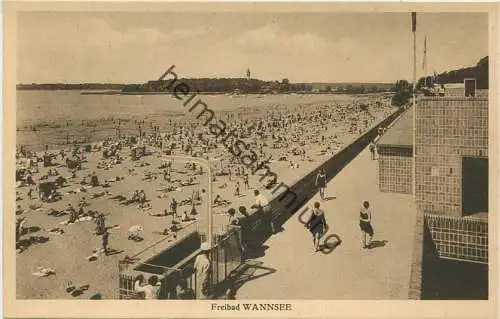 Berlin-Wannsee - Strandbad 30er Jahre - Verlag J. Goldiner Berlin