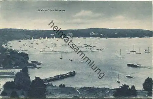 Berlin-Wannsee - Blick auf den Wannsee - Verlag S. Stojanovics Berlin 1914