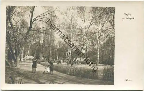 Berlin im Stadtpark - Foto-AK 40er Jahre