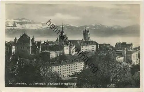 Lausanne - La Cathedrale le Chateau - Foto-AK 30er Jahre - Edition Georges Jaeger Geneve