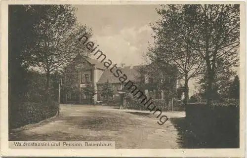 Düsseldorf Rath - Waldrestaurant und Pension Bauenhaus L. Gerber gel. 1912