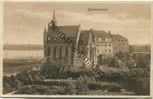 Düsseldorf Heerdt Rheinallee 26/27 - Krankenhaus der Dominikanerinnen - Verlag Kettling & Krüger Schalksmühle gel. 1929