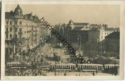 Wien - Marihilferstraße v. Gürtel - Straßenbahn - Foto-Ansichtskarte - Verlag Postkarten Industrie Wien