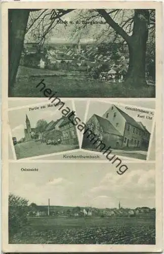 Kirchenthumbach - Marktplatz - Geschäftshaus von Karl Uhl - Verlag Hans Spahn Grafenwöhr