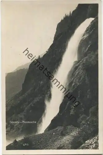 Cascade de Pissevache - Foto-AK 20er Jahre - Edition Perrochet Matile Lausanne - Rückseite beschrieben 1929
