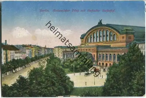 Berlin - Askanischer Platz mit Anhalter Bahnhof