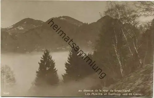 Les Avants et Sonloup vus de Caux - Foto-AK 20er Jahre - Edition Art. Perrochet-Matile Lausanne - Rückseite beschrieben