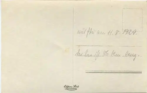 Ouchy - La Rade et les Alpes Vaudoises - Foto-AK 20er Jahre - Edition Stark Lausanne - Rückseite beschrieben 1929