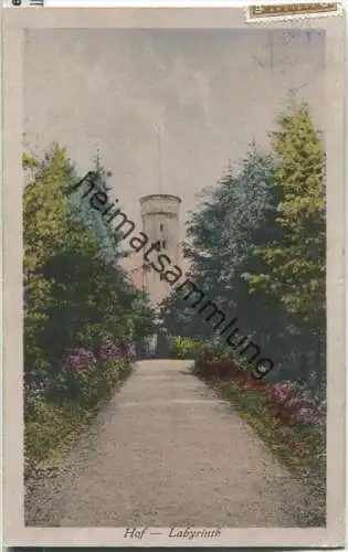 Hof - Labyrinth - Verlag Graph. Verl.-Anst. GmbH Dresden