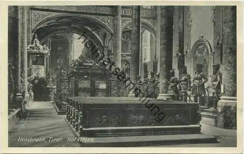 Innsbruck - Hofkirche - Innenansicht - Frank-Verlag Graz 1933-34