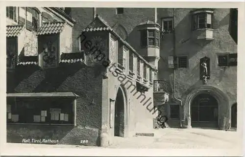 Hall - Rathaus - Foto-AK 30er Jahre - Verlag A. Stockhammer Hall