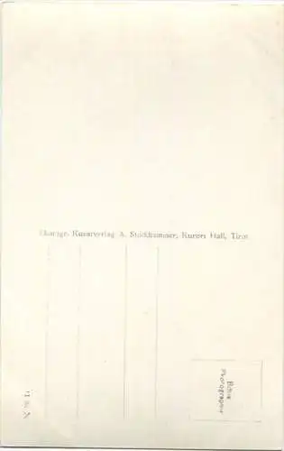 Hall - Herz-Jesu-Basilika - Innenansicht - Foto-AK - Verlag A. Stockhammer Hall 30er Jahre