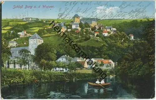 Solingen - Schloss Burg an der Wupper - Verlag Niem Elberfeld