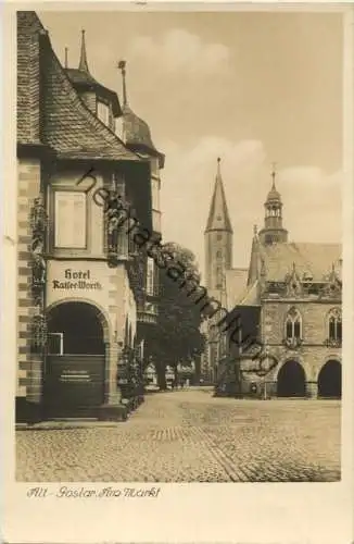 Alt-Goslar - Am Markt - Foto-AK 1940 - Verlag Cramers Dortmund