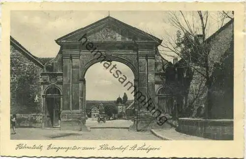 Helmstedt - Eingangstor zum Klosterhof St. Ludgeri - Verlag Paul Fröhlich Helmstedt gel. 1940