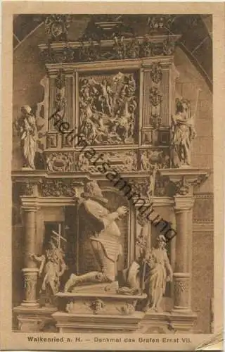 Walkenried - Denkmal des Grafen Ernst VII - Verlag Kosmos Halberstadt