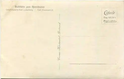 Bad Lauterberg - Odertalsperre - Foto-AK 30er Jahre - Verlag Cramers Dortmund