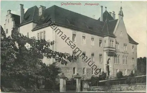 Grossalmerode - Amtsgericht - Verlag C. Heller Lichtenau 1913