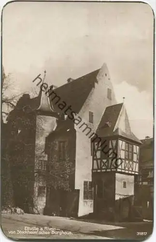 Eltville - von Stockheim'sches Burghaus - Verlag Ph. Schott Eltville