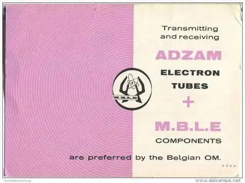 QSL - QTH - Funkkarte - ONL350 - Belgien - Waterschei - 1959