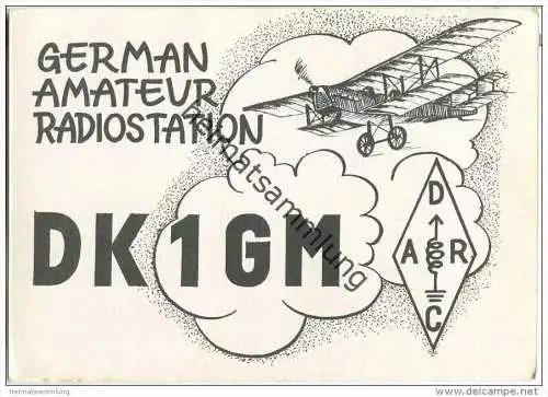 QSL - QTH - Funkkarte - DK1GM - Neumünster - 1968