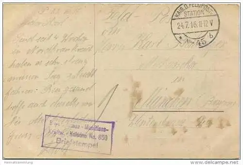 Peronne - Nordfrankreich - Feldpost