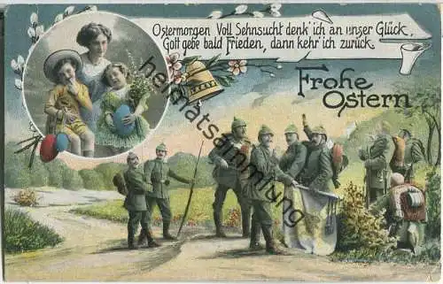 Frohe Ostern - Soldaten - Ostermorgen Voll Sehnsucht denk ich an unser Glück ...