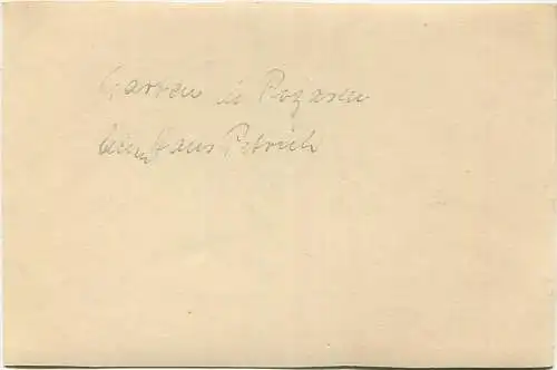 Garten in Rogozno - Rogasen beim Haus Petrich - Keine AK-Einteilung