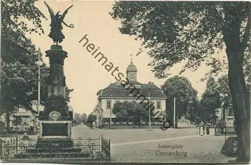 Oranienburg - Luisenplatz - Verlag Paul Schnabel Berlin-Treptow gel. 1915