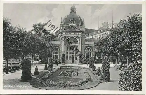 Wiesbaden - Kochbrunnen - van den Boogaart s Kunstanstalt Wiesbaden 20er Jahre