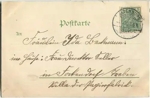 Prosit Neujahr - Student - Verlag Louis Glaser Leipzig