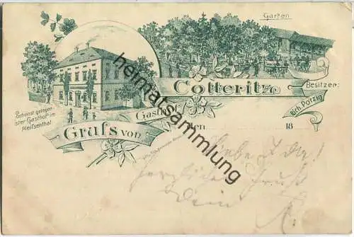 Nobitz - Cotteritz - Kotteritz - Gasthof Rich. Porzing - gel. 1897