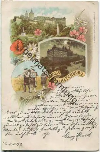 Altenburg - Bauernpaar - gel. 1897