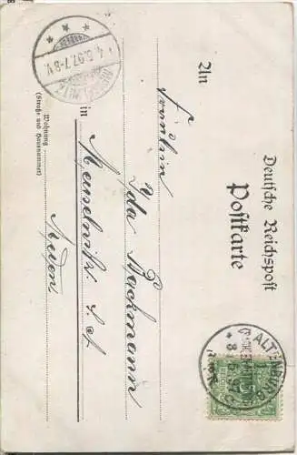 Altenburg - Bauernpaar - gel. 1897