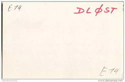 QSL - QTH - Funkkarte - DL1PM - Hamburg - 1969