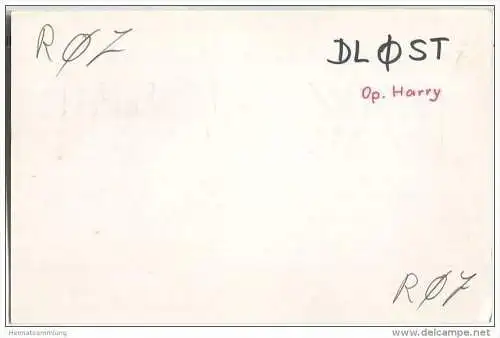 QSL - QTH - Funkkarte - DK4TI - Velbert-Langenberg - 1971