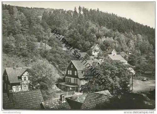 Biberau - Kreis Hildburghausen - Ortsteil Tellerhammer - Foto-AK Grossformat 1976