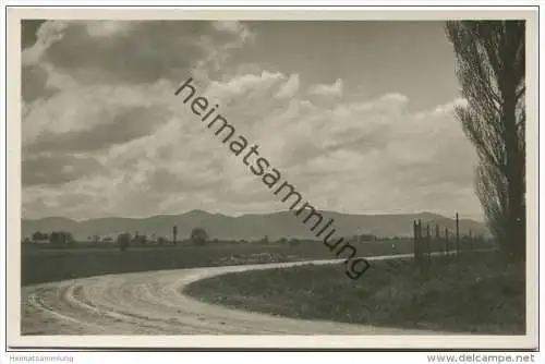 Blick nach der Haardt vom Missionshaus Lachen in der Pfalz - Foto-AK 20er Jahre