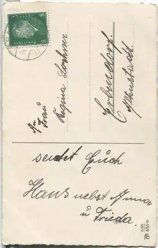 Herzlichen Weihnachtsgruß - Tannenzweige - Blumen