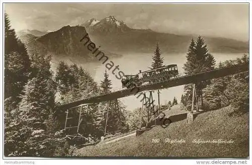 Rigibahn - Schnurtobelbrücke 20er Jahre