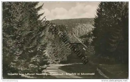 Grösseltal bei Neuenbürg - Waldrennach - Birkenfeld im Schwarzwald - Foto-AK